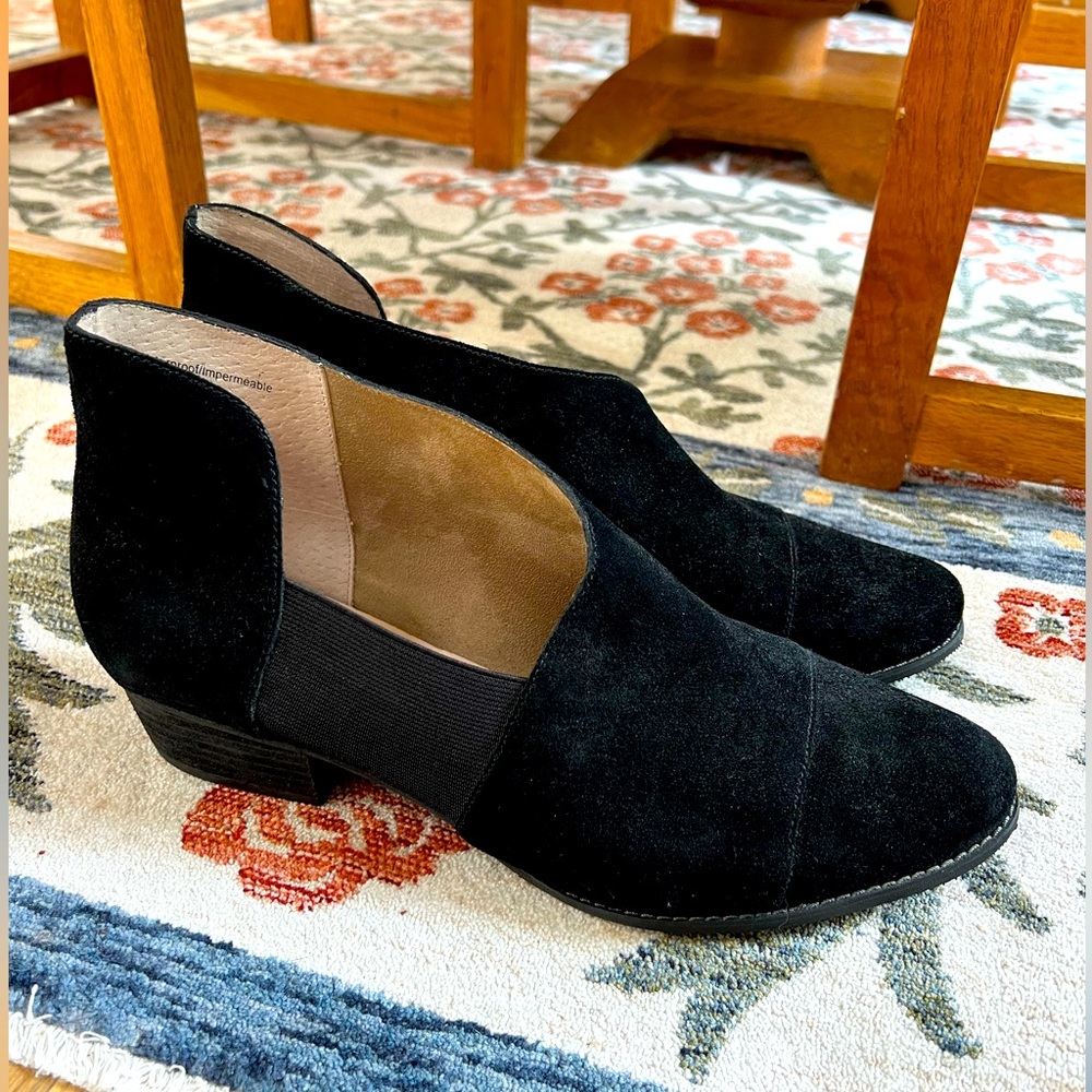Blondo Women’s Izzy Waterproof Booties - Size 12 - Black Suede